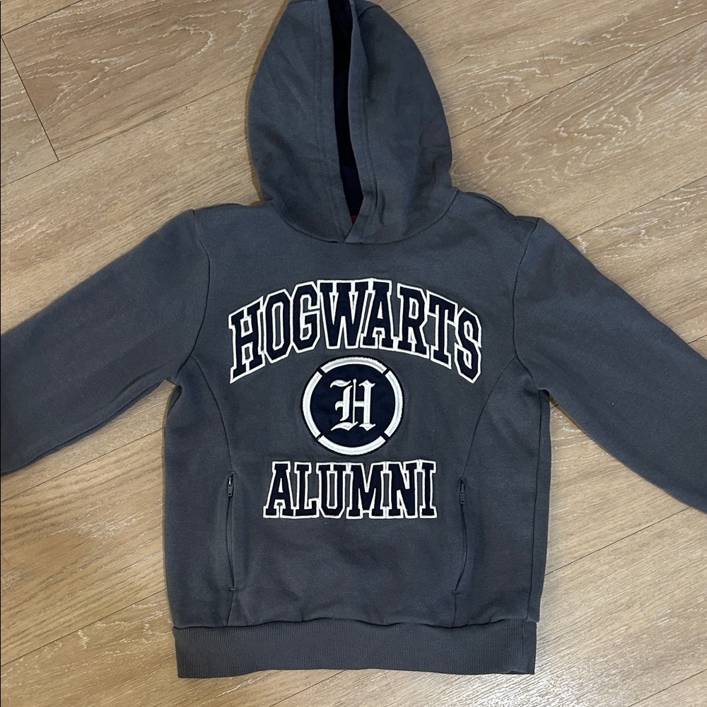 Hogwarts Alumni Kids M Hoodie - Gray